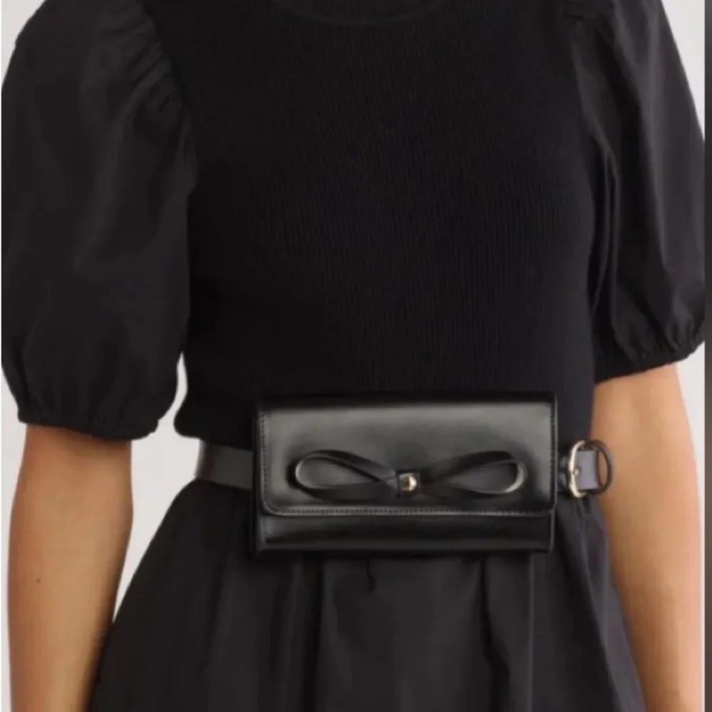 Kate spade bow belt waist pouch bag NWT size S/M